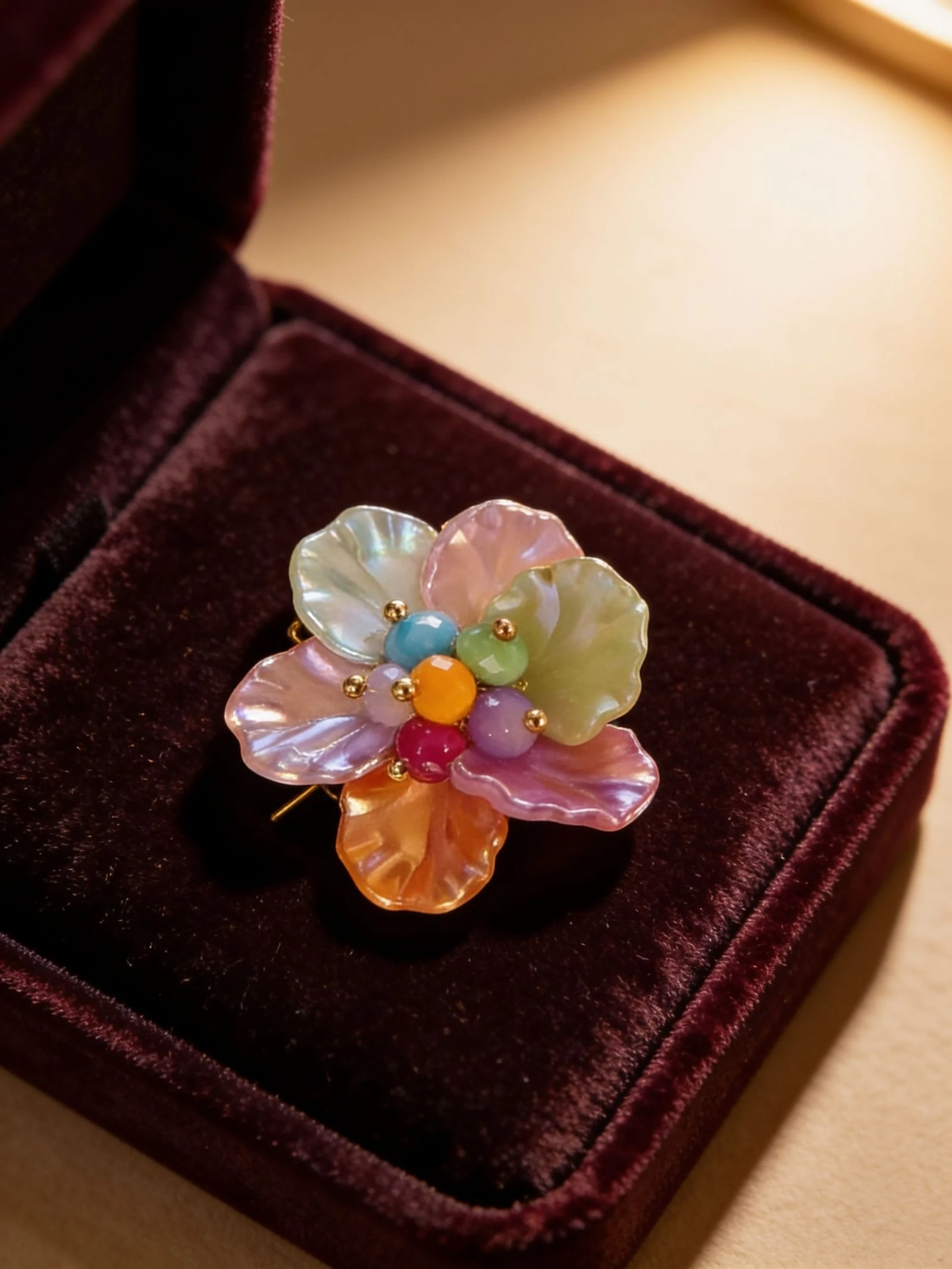 Beautiful Viviana Mode acrylic steel ring – photo 2